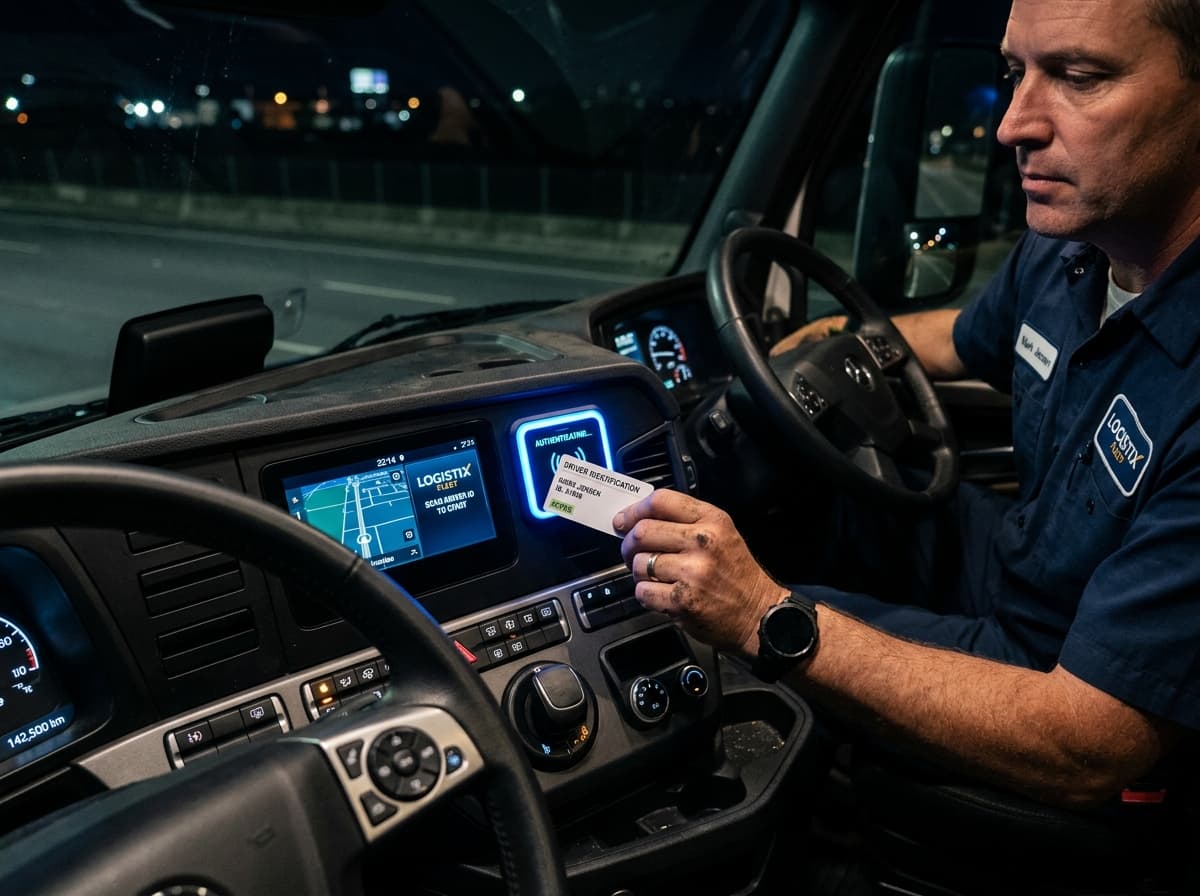 Identificação de Motorista por Tag RFID no Painel